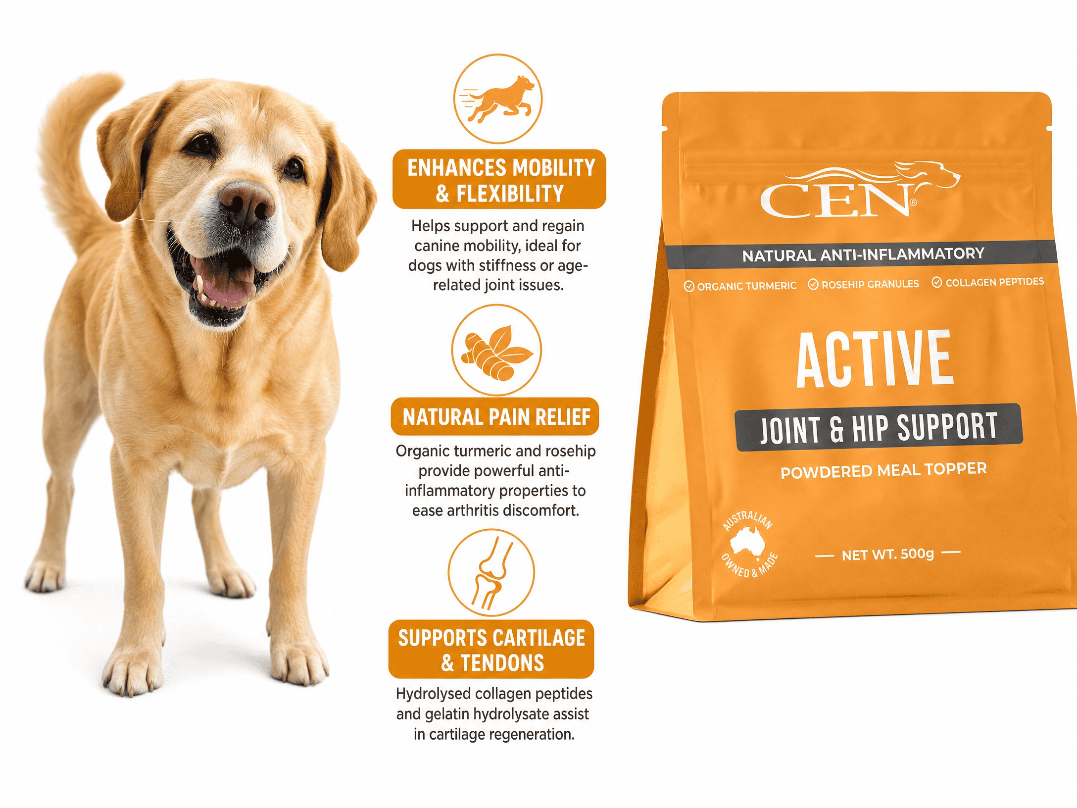 CEN Active Dog Hip & Joint Supplement
