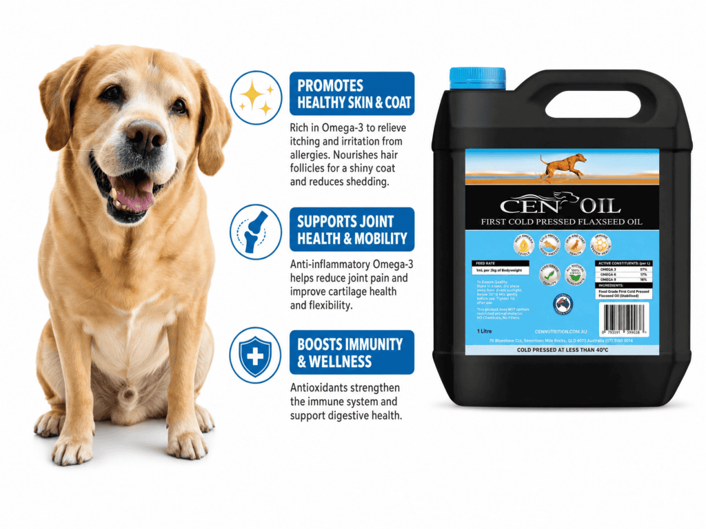 CEN Oil – First Cold Pressed Flaxseed Oil for Dogs